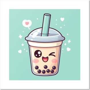 Boba Tea Happiness Posters and Art